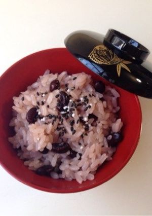簡単★お祝いに『赤飯』♡-レシピのメイン写真