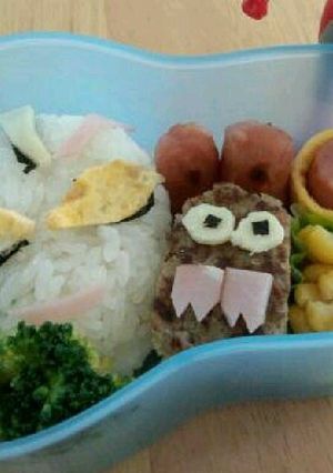 ウルトラマンメビウス＆ピグモン弁当-レシピのメイン写真