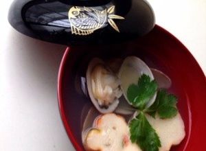 簡単★お食い初めに『あさりのお吸い物』♡-レシピのメイン写真