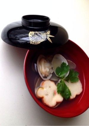 簡単★お食い初めに『あさりのお吸い物』♡-レシピのメイン写真