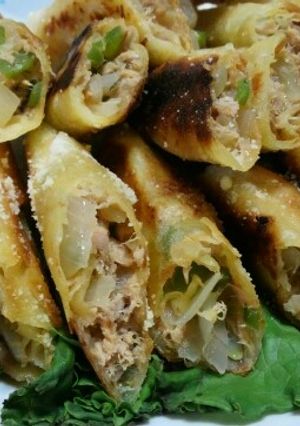 パリパリ!!ツナで♪イタリアンな春巻き-レシピのメイン写真