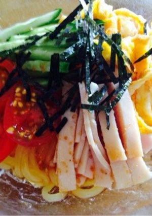 さっぱり☆こんにゃく冷やし中華-レシピのメイン写真