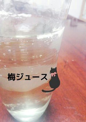 梅ジュース-レシピのメイン写真
