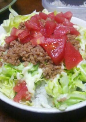 簡単!タコライス♪-レシピのメイン写真