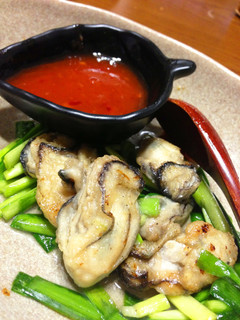 牡蠣の新しい食べ方!牡蠣のタイ風-レシピのメイン写真