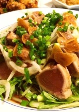 ハワイの名店風 カツオのタタキ-レシピのメイン写真