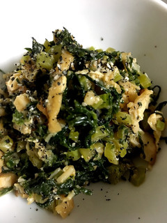 大根菜のよごし(大根葉の味噌炒め)-レシピのメイン写真