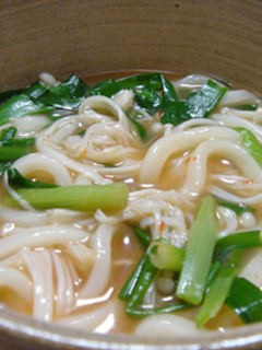 豚ニラうどん-レシピのメイン写真