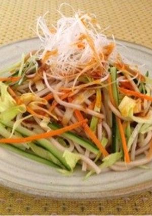 そばサラダ☆ピリ辛サラダ蕎麦-レシピのメイン写真