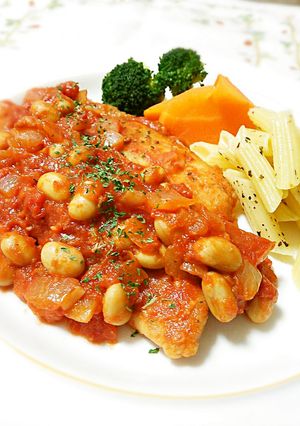豚肉と大豆のトマト煮♡-レシピのメイン写真