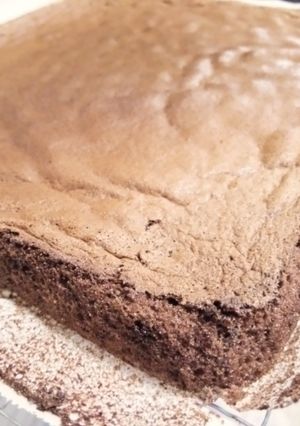 ふわふわ！ココアロールのスポンジ-レシピのメイン写真
