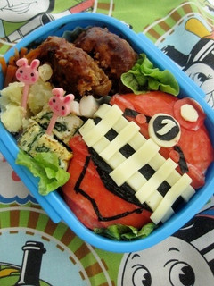 トッキュウジャーのキャラ弁-レシピのメイン写真