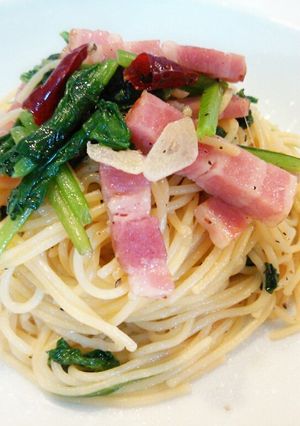 小松菜の和風ﾍﾟﾍﾟﾛﾝﾁｰﾉ♪-レシピのメイン写真
