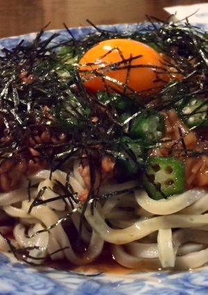 十三浜ワカメうどんネバネバ系冷し麺-レシピのメイン写真