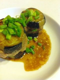 簡単茄子のはさみ焼き★甘辛醤油だれ-レシピのメイン写真