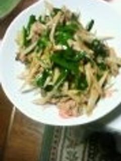 豚肉とニラとごぼうの甘辛炒め-レシピのメイン写真