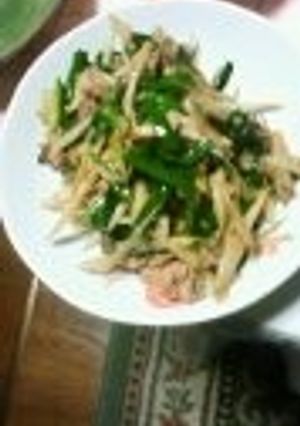 豚肉とニラとごぼうの甘辛炒め-レシピのメイン写真