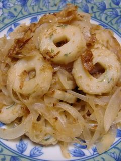 竹輪と玉ねぎのおかか炒め-レシピのメイン写真