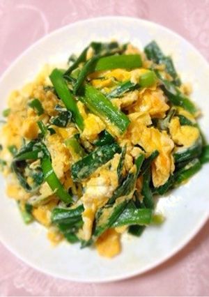ふわふわニラ玉-レシピのメイン写真