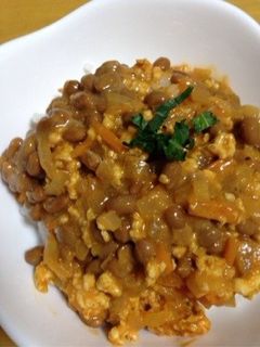 カレースタミナ納豆どんぶり-レシピのメイン写真