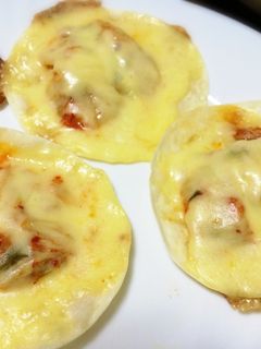 餃子の皮で!キムチピザ☆-レシピのメイン写真