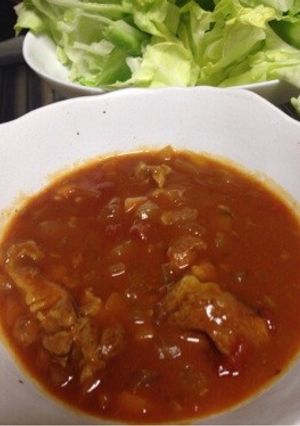 ラム肉のトマトカレー-レシピのメイン写真