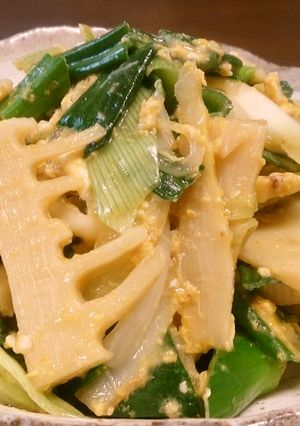 春限定♪葉玉ねぎと筍の卵とじ-レシピのメイン写真