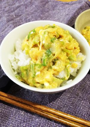 あつあつご飯にのっけて☆彡ねぎたま味噌-レシピのメイン写真