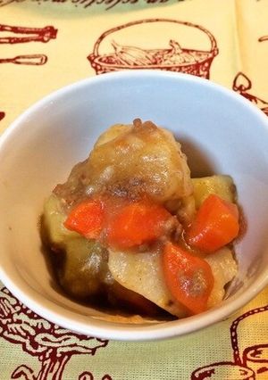 長芋とじゃが芋のそぼろ煮-レシピのメイン写真