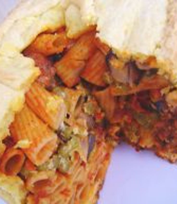 パスタの包み焼き　ティンバッロ-レシピのメイン写真