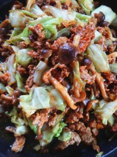 絶品♡キャベツときのこの肉味噌炒め☆-レシピのメイン写真