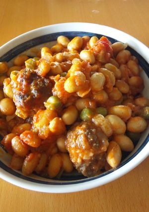 大豆のトマト煮（ソフト食）-レシピのメイン写真