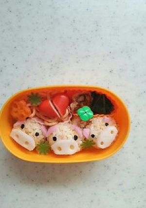 3匹の子豚弁当-レシピのメイン写真
