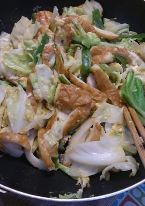 キャベツと竹輪の卵炒め-レシピのメイン写真