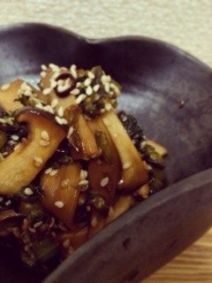 お酒のお供に♪セロリの葉で簡単一品♪-レシピのメイン写真
