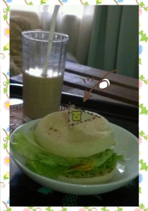 イングリッシュマフィンのハムチーズサンド-レシピのメイン写真