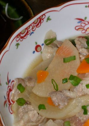 大根と豚バラのあっさり煮物-レシピのメイン写真