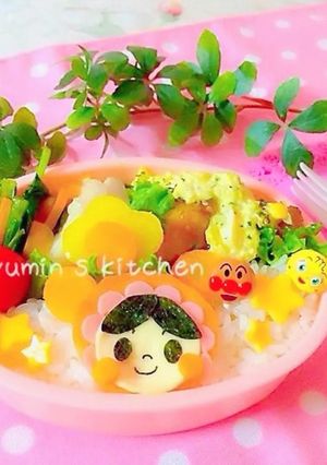 キャラ弁＊ペタッと簡単＊あかちゃんまん-レシピのメイン写真