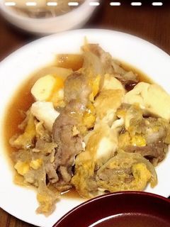 豚肉と豆腐の卵とじ-レシピのメイン写真