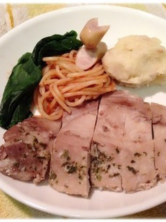 簡単★豚肉の塩釜焼き-レシピのメイン写真