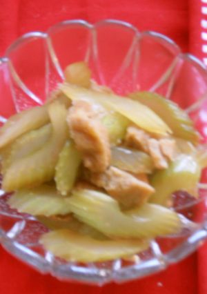 簡単！セロリの即席煮-レシピのメイン写真