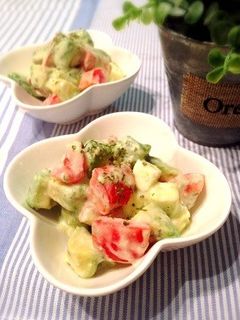 アボカドとトマトのシーザードレ和え-レシピのメイン写真