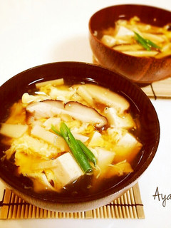 *旬菜*たけのこと豆腐の酸辣湯-レシピのメイン写真