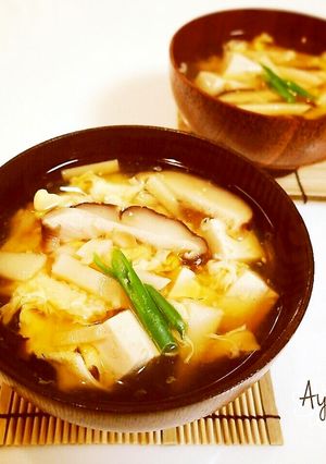 ＊旬菜＊たけのこと豆腐の酸辣湯-レシピのメイン写真