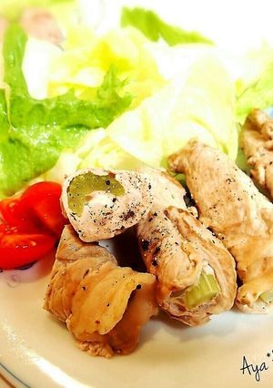 【瞬速レシピ】セロリの豚肉巻き-レシピのメイン写真