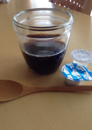 ダイエット中でも‼アガーでコーヒーゼリー-レシピのメイン写真