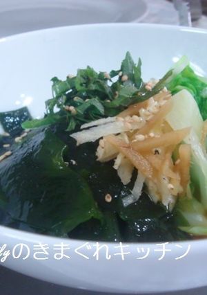 生わかめとキャベツの甘酢サラダ-レシピのメイン写真