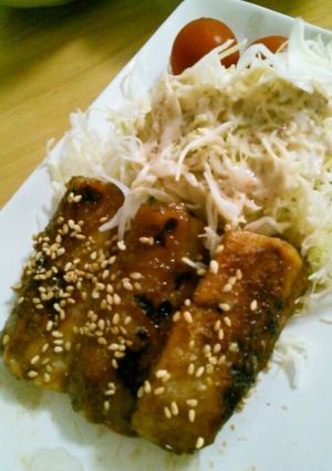 残ったお刺身で魚ステーキ、まぐろステーキ-レシピのメイン写真