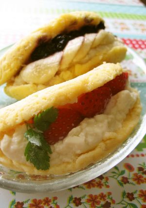 お豆腐クリームのおからオムレット♡-レシピのメイン写真