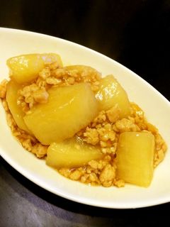 大根とひき肉のそぼろあんかけ-レシピのメイン写真